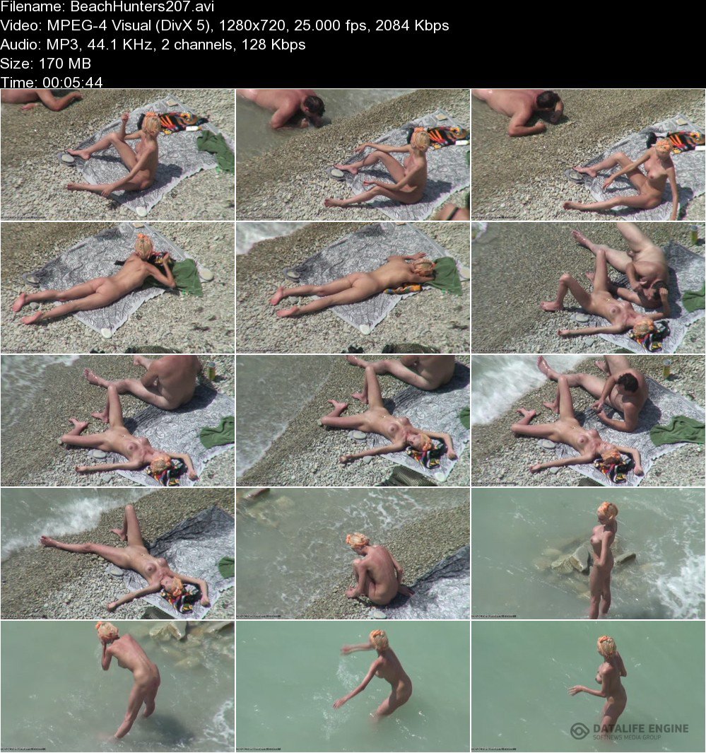 BeachHunters: Nudist - Wife With HUsband On The Beach 720p