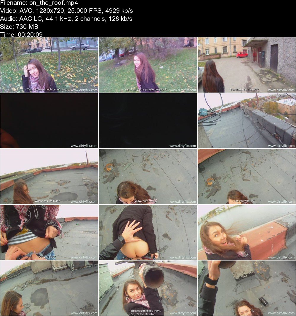 Povd: Marina - Pov Sex On The Roof 720p