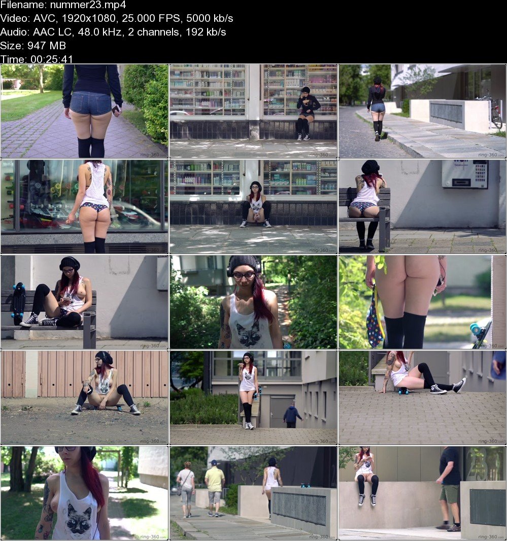 Exhibition: Amateurs - Nude Girl On The Street 1080p