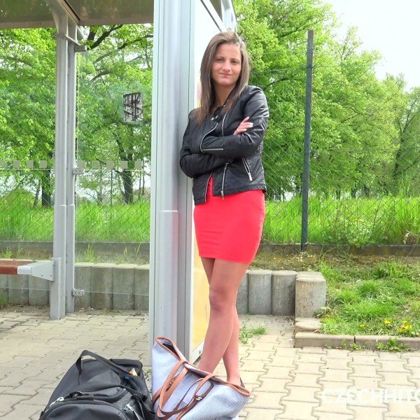 CzechHitchHikers: Nicolette Noir - Pickup Girl At The Bus Station 720p