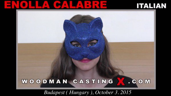 WoodmanCastingX: Enolla Calabre - Shy Girl In Mask On Porn Casting 720p