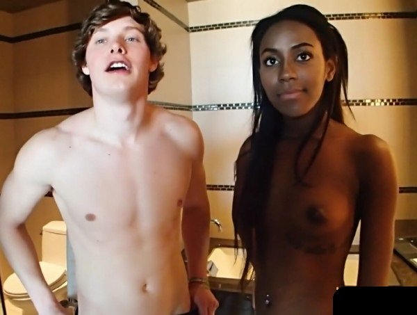 Ebony Sucking White Guy