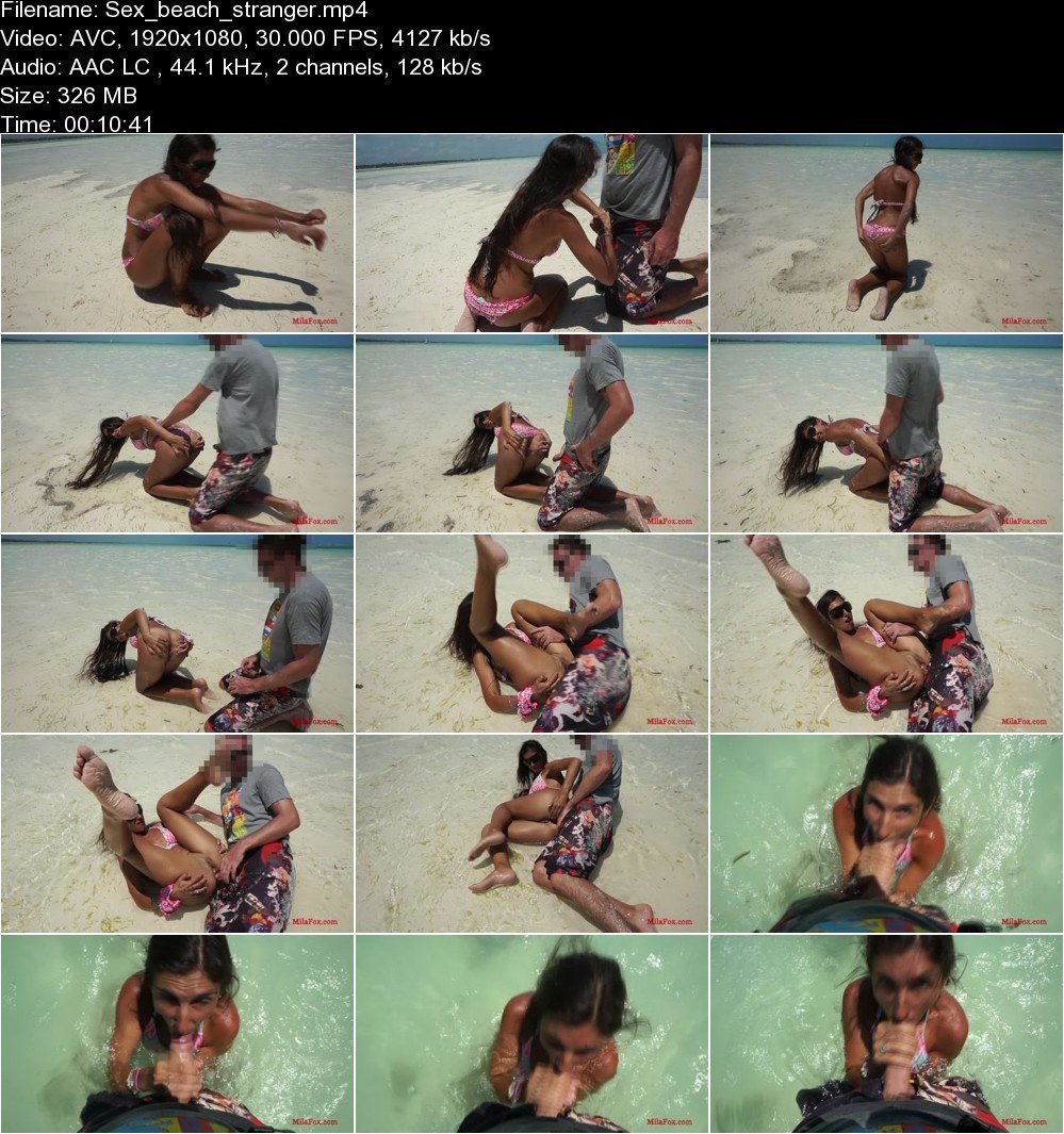 BeachHunters: Lisichka Mila - Public Anal Sex On beach 1080p