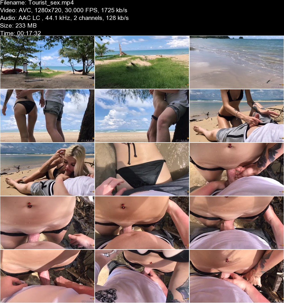 PublicFuck: Amateur - Russian Tourist Amateur Sex On The Beach 720p