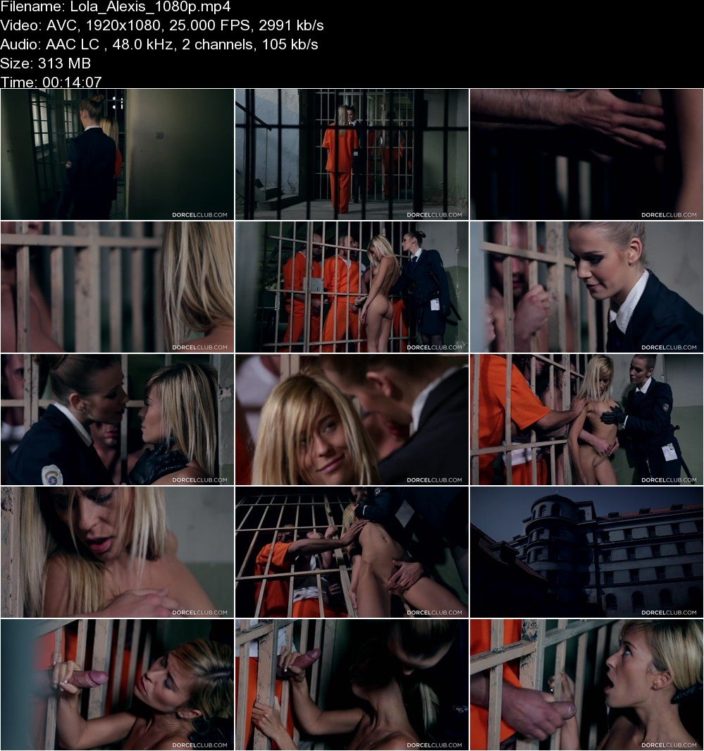Drcel: Lola Reve and Alexis Crystal - Group Sex In Jail 1080p