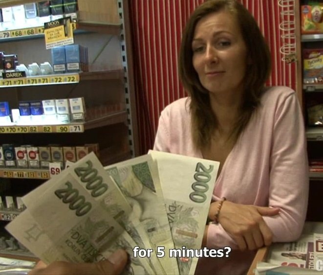 CzechStreets: Amateur - Sex For Money With A Saleswoman In A Store 720p