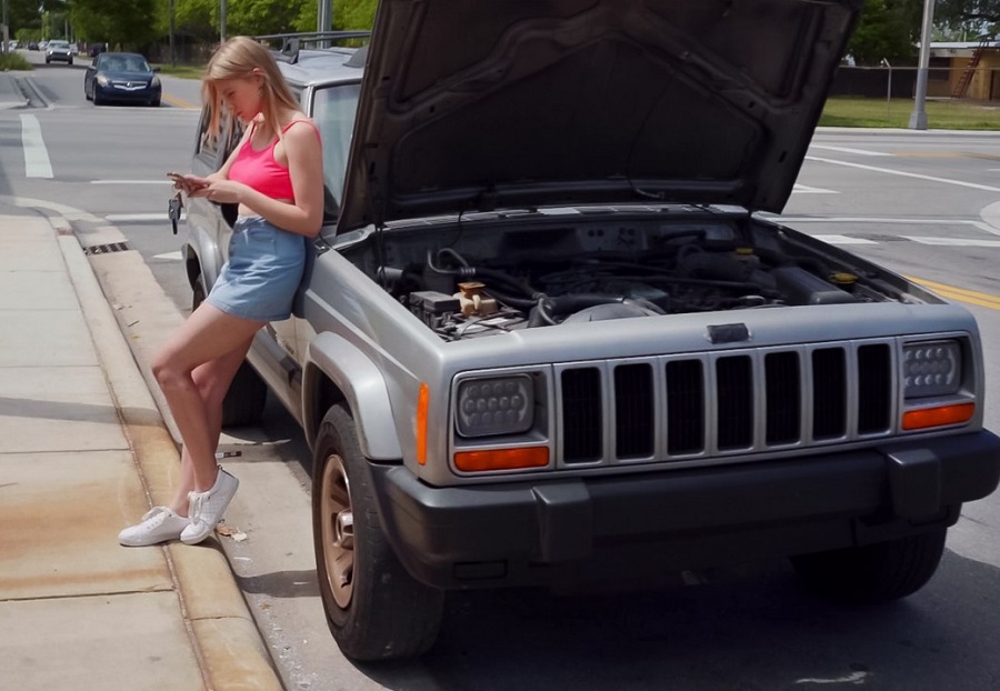 Melody Marks Teen Want Fix Car Any Way FullHD 1080p