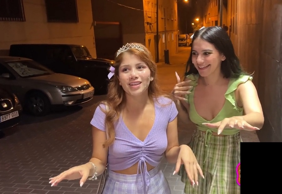 Marina Gold, Min Galilea Two Teen Cumwalk In The Town HD 720p