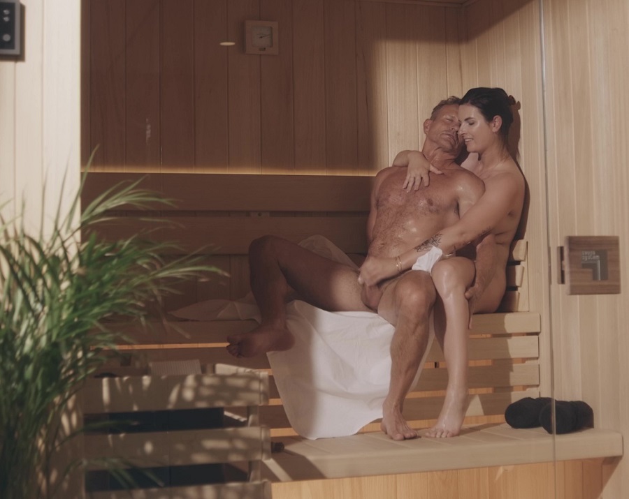 Jenifer Jane A Couple In Love Has Sex In The Sauna And Shower FullHD 1080p