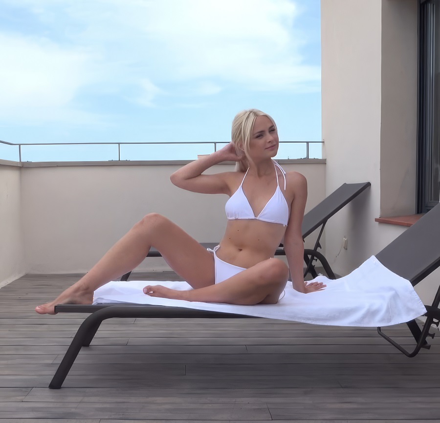 Lika Star Young Blonde Teen Fuck In White Bikini FullHD 1080p