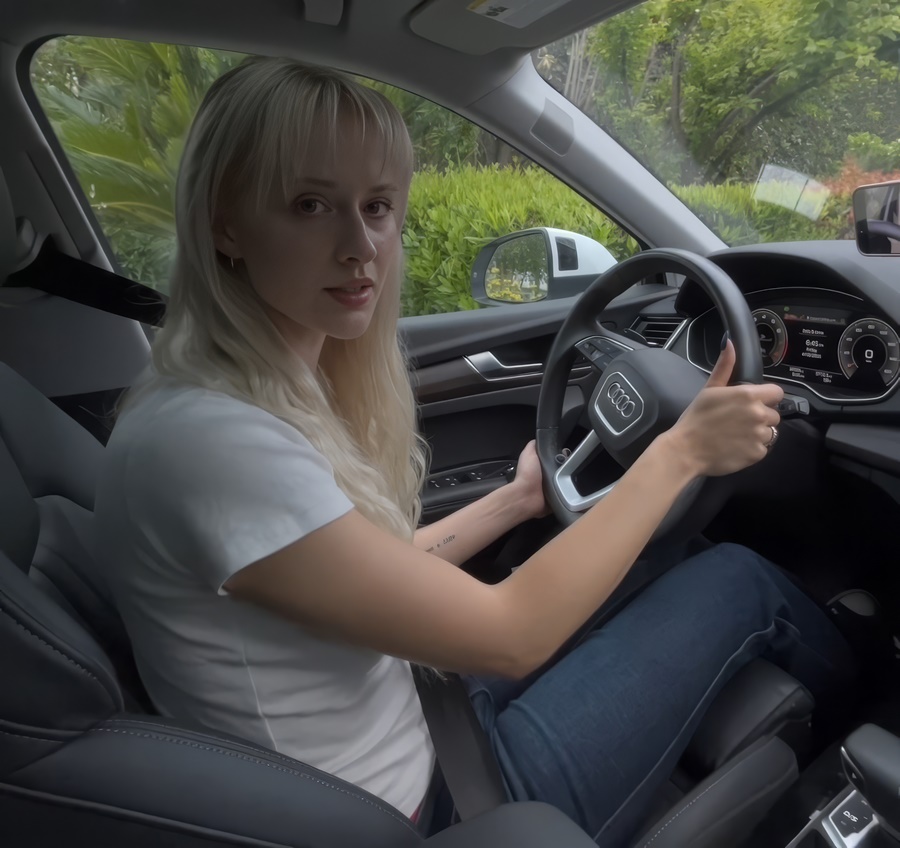 Lena Polanski Fuck With  Driving Instructor FullHD 1080p